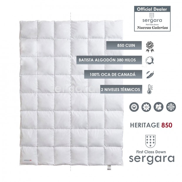 Sergara Heritage 850 Maßanfertigung | Daunendecke