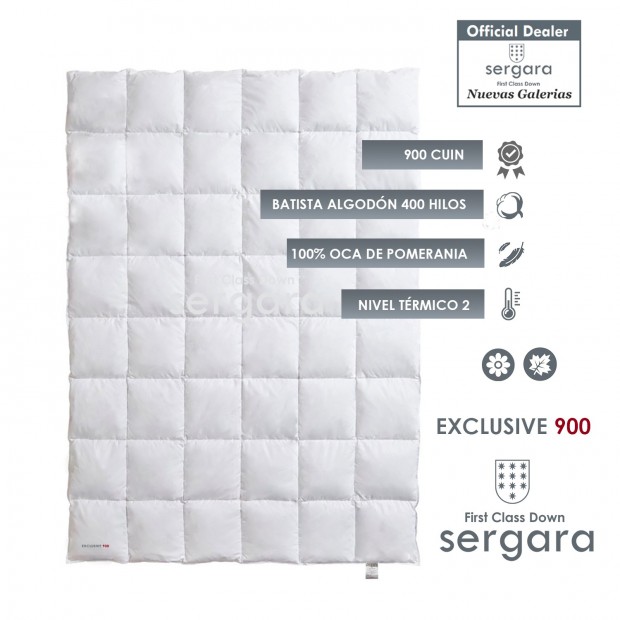 Piumino d´Oca Sergara Exclusive 900 | Primavera