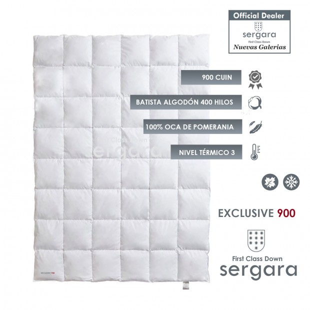 Relleno Nordico Sergara Exclusive 900 | Nivel Termico 3