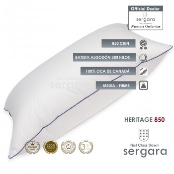 Sergara Heritage 850 Fill Power Goose Down Pillow | Medium
