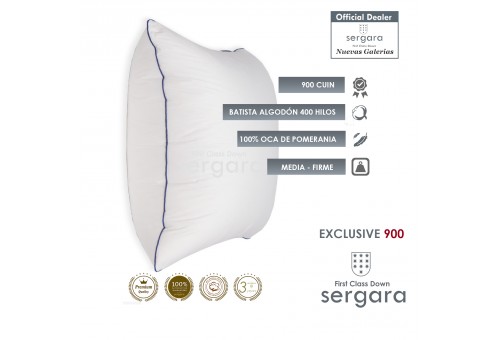 Cuscino d´Oca Sergara Exclusive 900 | Medio