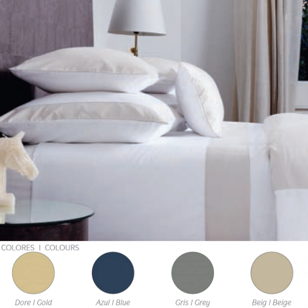 Bassols Completo Lenzuola Sidney | Bassols - 1 Set di lenzuola Sidney de Bassols 100% cotone egiziano Raso mercerizzato 300 fili