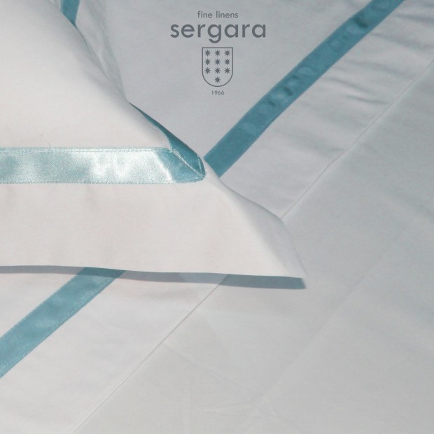 Sergara Baby Duvet Cover 600 Thread Egyptian Cotton Sateen | Ligth Blue Illusion
