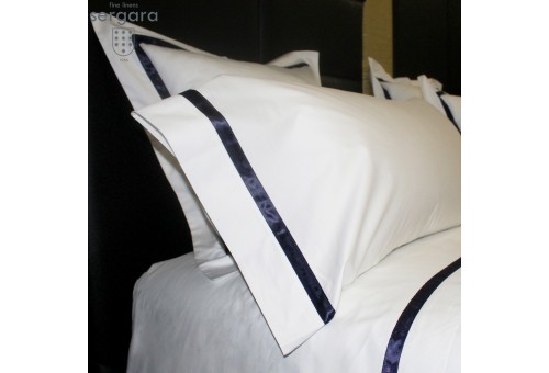 Sergara Flat Sheet 600 Thread Egyptian Cotton Sateen | Illusion