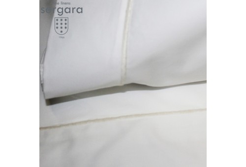 Sergara Baby Sheet Set 600 Thread Egyptian Cotton Sateen | Beig Bourdon