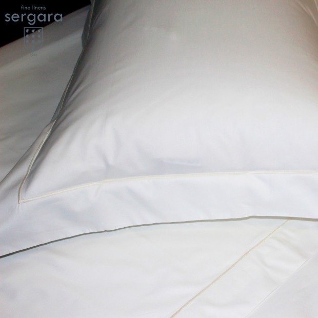 Copripiumino Culla Sergara 600 filo cotone egiziano | Bourdon Beig
