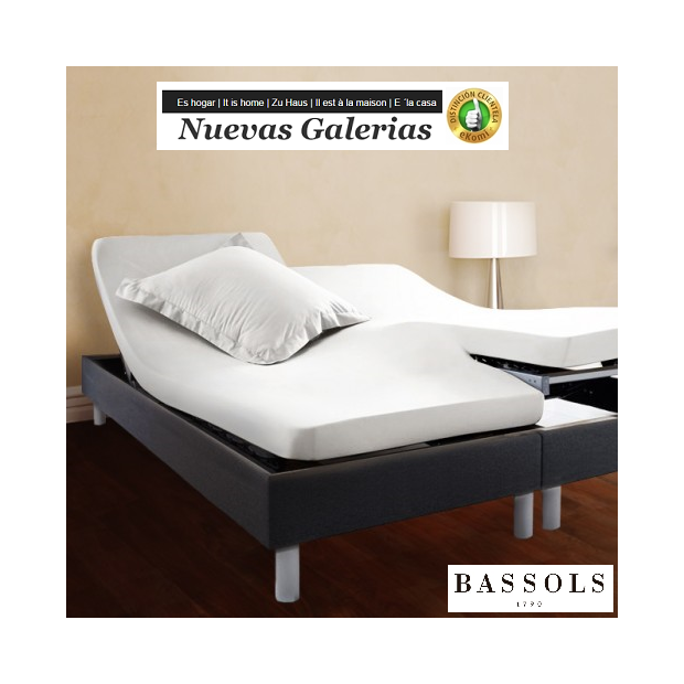 Bassols Spannbettlaken Articulada H Blanco | Bassols - 1 Spannbettlaken Verstellbarer Gelenkarm H Weiß Bassols 100% ägyptische B