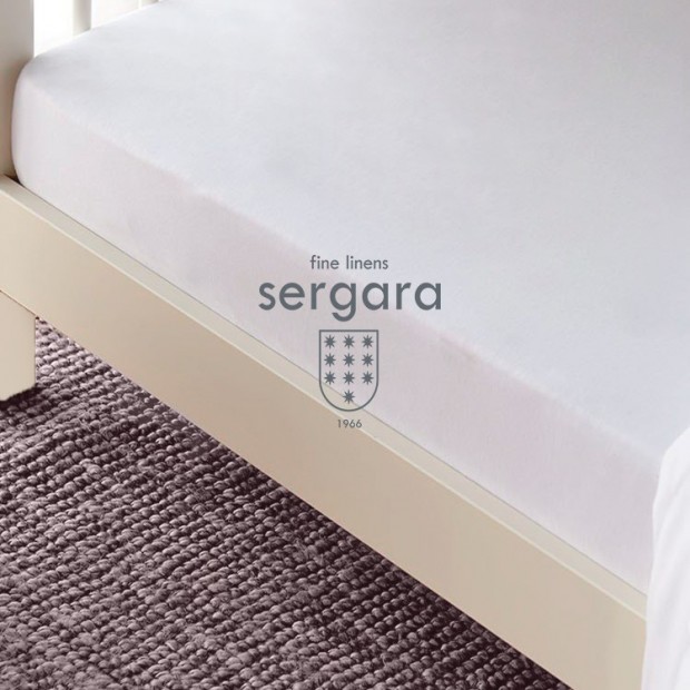 Sergara Fitted Sheet Cradle 600 Thread Egyptian Cotton Sateen | Essencial