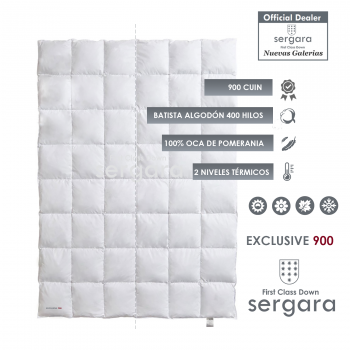Sergara Exclusive 900 Dual-Wärme | Daunendecke