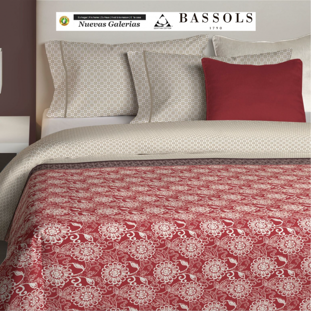 Bassols Trapunte Dhalia | Bassols - 1 Dhalia piumino di Bassols 100% cotone egiziano Raso mercerizzato 200 fili. Ripieno 140 gsm