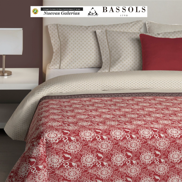 Bassols Copripiumino Dahlia | Bassols - 1 Copripiumini Dahlia by Bassols 100% cotone egiziano satinato jaquard con trama da 200 
