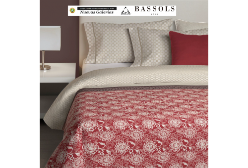 Bassols Copripiumino Dahlia | Bassols - 1 Copripiumini Dahlia by Bassols 100% cotone egiziano satinato jaquard con trama da 200 