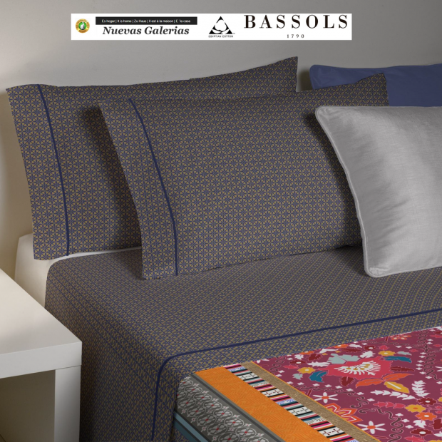 Bassols Sommerbettwäsche Bassetti Bassols | Gathi - 1 Sommerbettwäsche Gathi von Bassols 100% ägyptische Baumwolle mit 200 Fäde