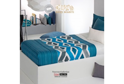 Reig Marti Fitted comforter | Morgan AG-03 Blue
