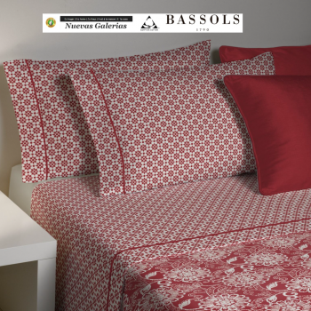 Completo Lenzuola Bassols | Lily Granate
