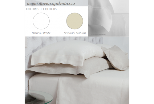 Bassols Completo Lenzuola Bassols | Ha 100%Lino - 1 Set di fogli Ha de Bassols 100% Lino Europeo , b> 3 piezas, Calidad Gara