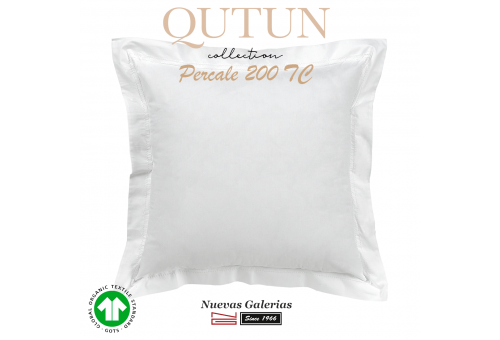GOTS Organic Cotton Sham | Qutun White 200 threads