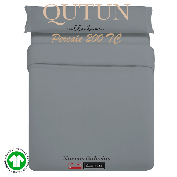Housse de Couette de coton biologique GOTS | Qutun Frêne 200 fils