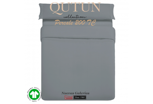 Completo Copripiumino in cotone organico GOTS | Qutun Frassino 200 fili