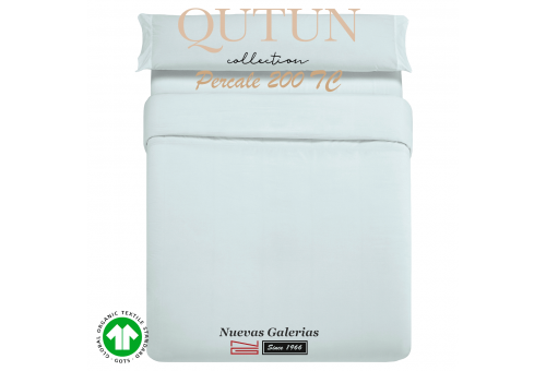 GOTS Organic Cotton Duvet Cover set | Qutun Sky 200 threads