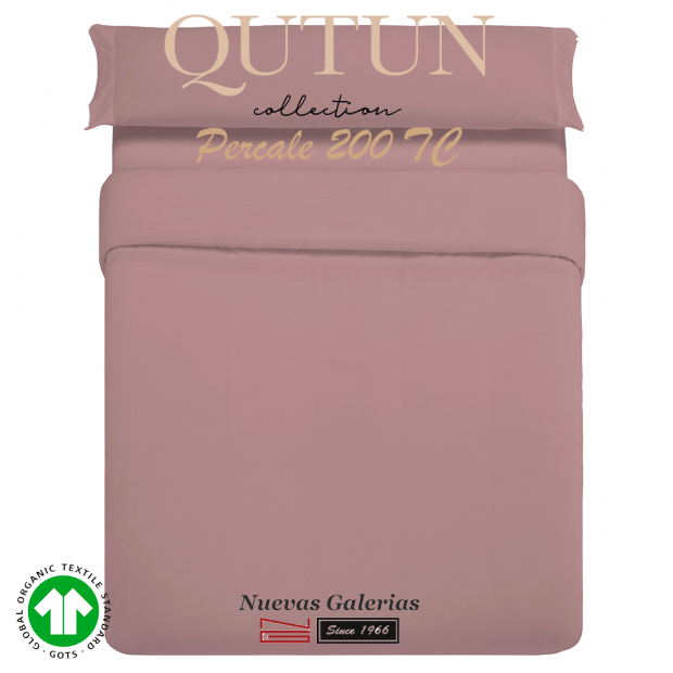 Completo Copripiumino in cotone organico GOTS | Qutun Nettare 200 fili