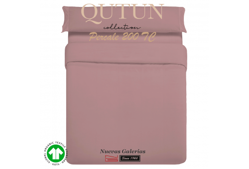 Completo Copripiumino in cotone organico GOTS | Qutun Nettare 200 fili