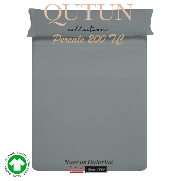 GOTS Organic Cotton Sheet Set | Qutun Ash 200 threads
