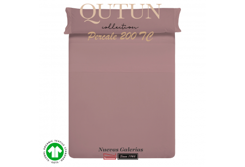 Ensemble de draps de coton biologique GOTS | Qutun Nectar 200 fils