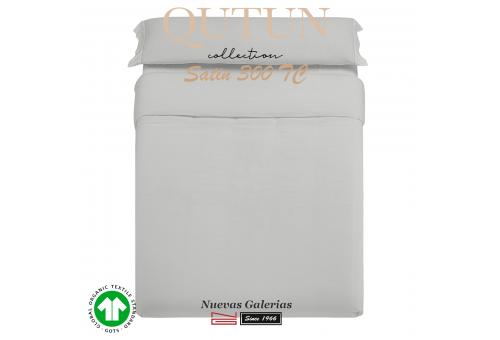 GOTS Organic Cotton Duvet Cover Set | Qutun Pearl 300 threads