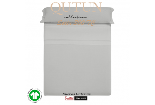 Ensemble de draps de coton biologique GOTS | Qutun Perle 300 fils