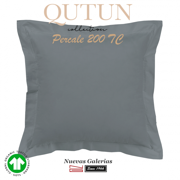 GOTS Organic Cotton Sham | Qutun Ash 200 threads