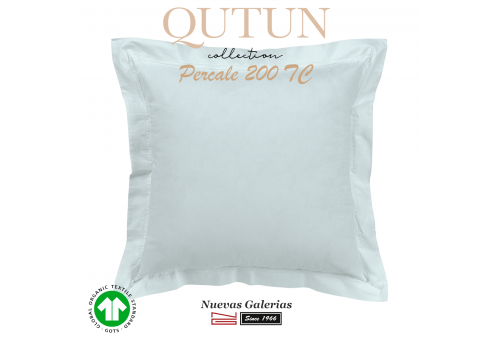Taie D'Oreiller de coton biologique GOTS | Qutun ciel 200 fils