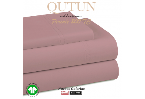 Taie D'Oreiller de coton biologique GOTS | Qutun nectar 200 fils