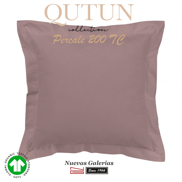Taie D'Oreiller de coton biologique GOTS | Qutun nectar 200 fils