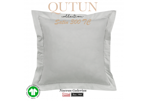 Taie D'Oreiller de coton biologique GOTS | Qutun Perle 300 fils