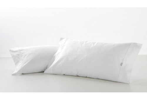 Funda de almohada COMBI LISOS BIÉS. 100% algodón (200 hilos) 001-BLANCO