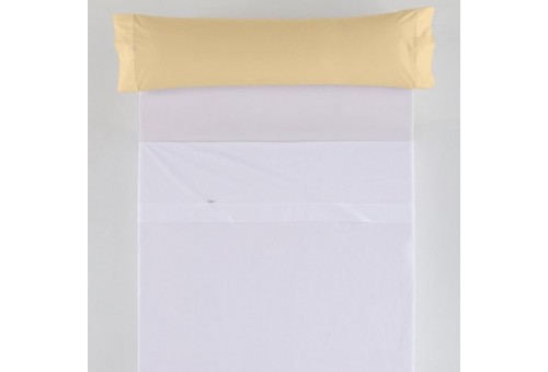 Funda de almohada COMBI LISOS. 100% algodón (144 hilos) 002-BEIGE