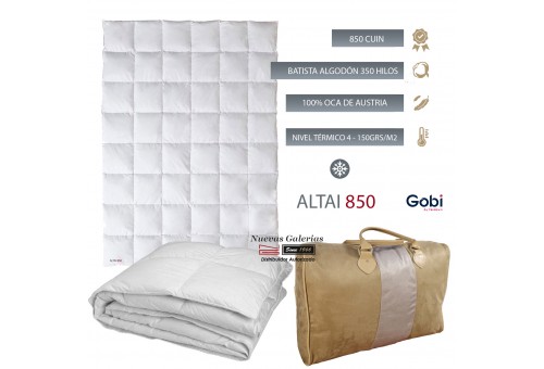 Couette naturelle 100% Oie de Sibérie 850 CUIN 150 grs | Ferdown