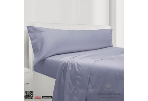 Ensemble de draps Lasaint de coton 300 fils | Silk Azul
