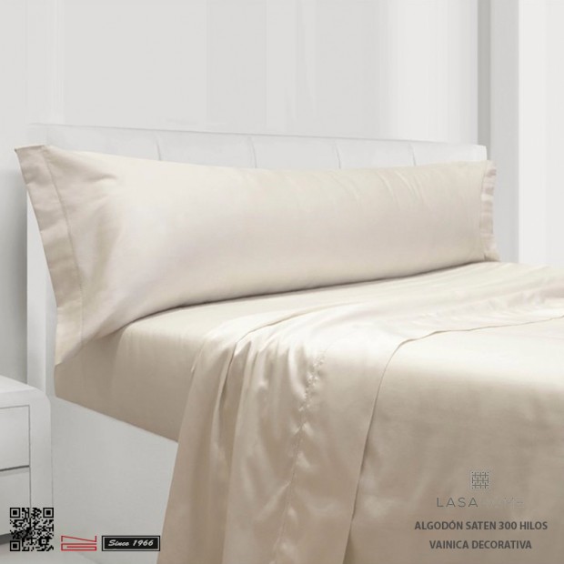 Completo Lenzuola Lasaint 300 filo cotone |Silk Natural