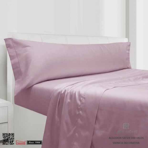 Ensemble de draps Lasaint de coton 300 fils | Silk Rosa