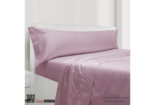 Completo Lenzuola Lasaint 300 filo cotone |Silk Rosa