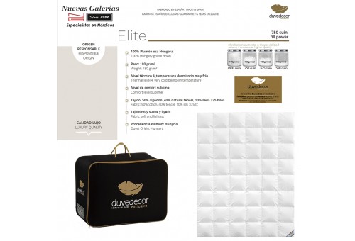 Nordico Duvedecor Exclusive - Elite 750 | Nivel Termico 4