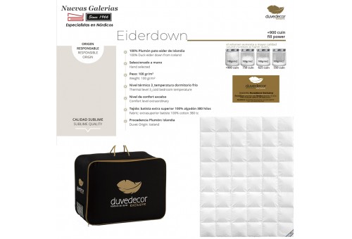 Couette Hiver Eiderdown 900 100% Eider | Duvedecor