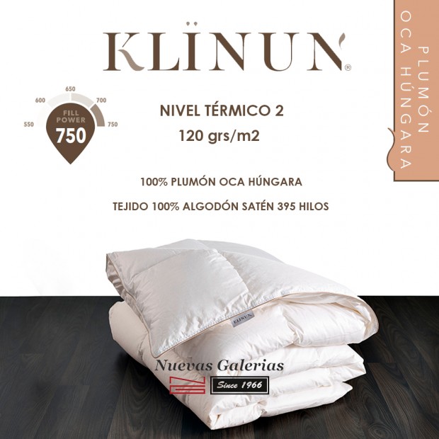 Piumino 100% oca ungherese 750 CUIN 120 grs | Klïnun