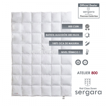 Sergara Atelier 800 Fill Power Summer Down Comforter