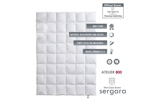 Sergara Atelier 800 Fill Power Spring Down Comforter