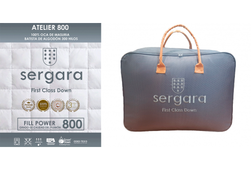 Piumino d´Oca Sergara Atelier 800 | Primavera
