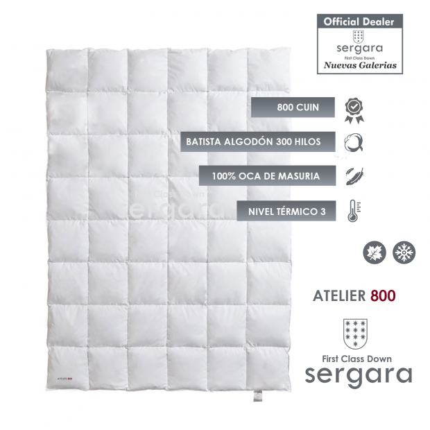 Piumino d´Oca Sergara Atelier 800 | Autunno