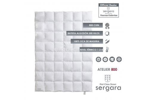Sergara Atelier 800 Fill Power All Seasons Down Comforter
